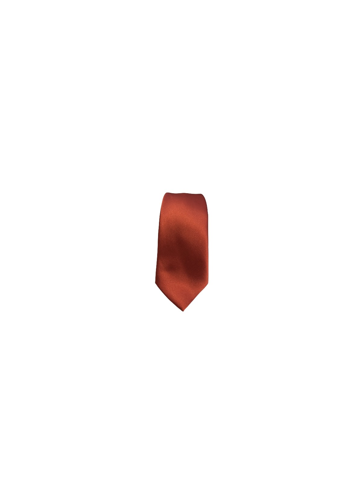 Cravate satinée cuivre