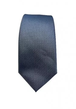 Cravate texturée bleu