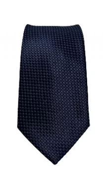 Cravate bleu marine à...