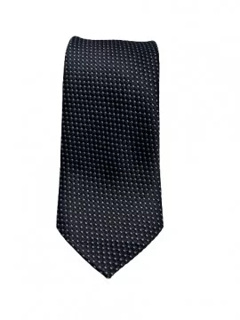 Cravate bleu nuit à petit...