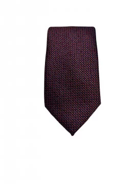 Cravate à petit damier...