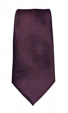 Cravate bleu nuit à rayures...