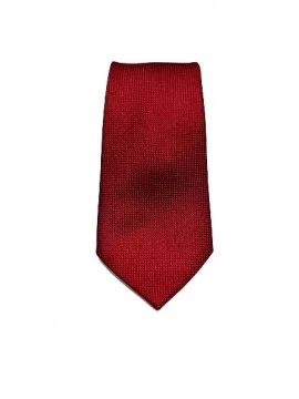 Cravate texturée rouge