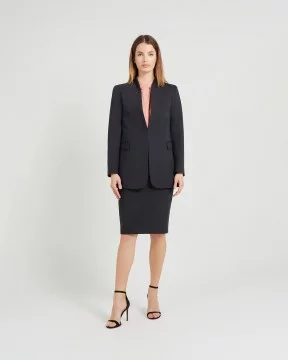 Veste à col arrondi